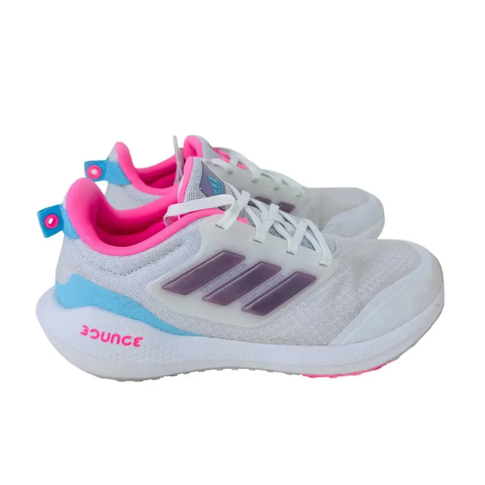 adidas EQ21 Run 2.0 Running Sneakers Shoes Youth Size 3.5 White Lace Up HR1834
